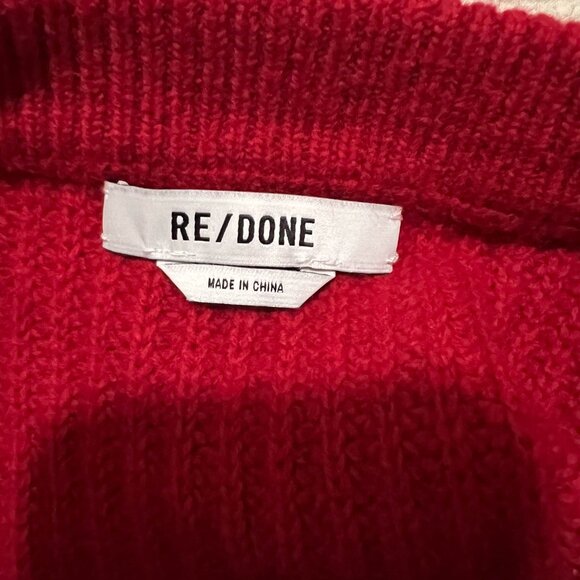 Re/Done Striped Cropped Sweater M - Picture 8 of 8